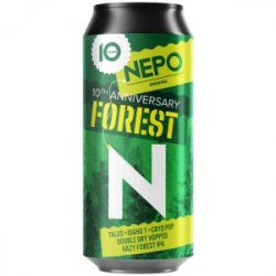 NEPO 10TH ANNIVERSARY FOREST   DDH Hazy Forest IPA - Sklep Impuls