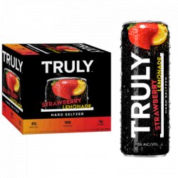 Truly Strawberry Lemonade 6 pack 12 oz. Can - Petite Cellars