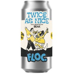 Floc x Beak Collab - Twice As Nice IPA 440ml (6.2%) - Indiebeer