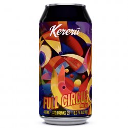 Kererū Brewing Company Full Circus Pale Ale Kererū Brewing Company Full Circus Pale Ale