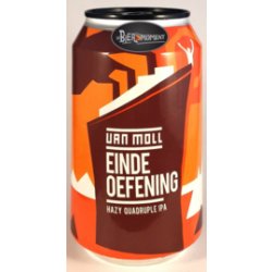 Van Moll  Folkingebrew ~ Einde Oefening 33cl can - Hetbiermoment.nl