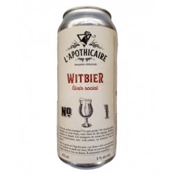 LApothicaire -Witbier - 473ml - La Bière à Boire