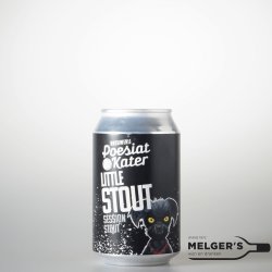 Poesiat & Kater  Little Stout Session Stout Blik 33cl - Melgers