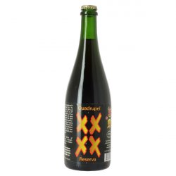 Struise XXXX Quadrupel Reserva 12%vol 75cl - Uba ja Humal