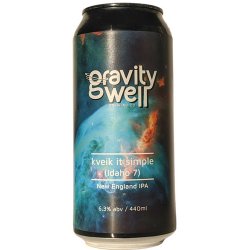 Gravity Well Kviek It Simple - Idaho 7 NEIPA 440ml (6.3%) - Indiebeer
