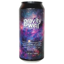 Gravity Well Symmetries of Nature Rhubarb Crumble & Custard Sour 440ml (7.2%) - Indiebeer