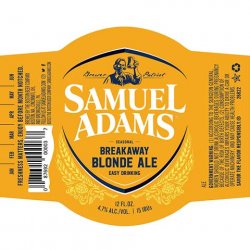 Samuel Adams Breakaway Blonde Ale - CraftShack