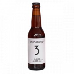 Brasserie Atmosphère° -N°3 Ambrée Amber ALE 33cl - Hyperboissons