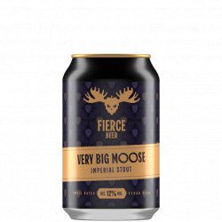 Fierce Very Big Moose (VBM) - Imperial Stout 330ml Can - Fountainhall Wines