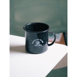 TAZA DE PELTRE NEGRO CERVECERÍA DE COLIMA 355 ML - Cervecería de Colima