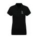 Polo negro unika mujer 