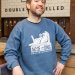Double-Barrelled  Unisex Made in the Ding Sweatshirt 