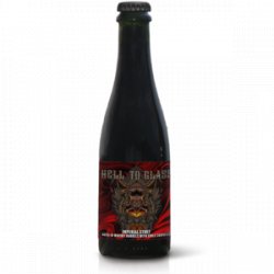 Drunken Bros HELL TO GLASS (Imperial Stout with chipotle Whisky B.A) 13%. 12 botellas de 37,5cl - Drunken Bros