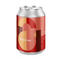 Alus Sakiškės Brewery PEACH IPA (0,33 l skard.) - Gero Alaus Parduotuvė