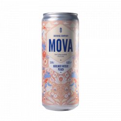 MOVA brewing co. Berliner Weisse Peach V2.0