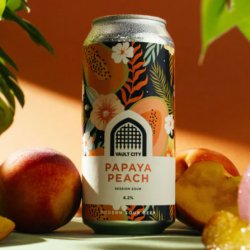 Vault City - Papaya Peach Session Sour - 4.2% Session Sour - 440ml Can - The Triangle