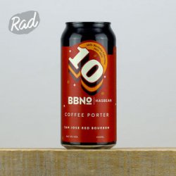 BBNo 10 Coffee Porter - San Jose Red Bourbon - 10th Birthday Edition - Radbeer