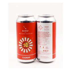 Cierzo Brewing BANG 4,2 ABV can 440 ml - Cerveceo