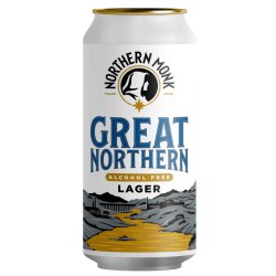 Northern Monk  ALCOHOL FREE GREAT NORTHERN LAGER   0.5%  440ml - The Alcohol Free Co