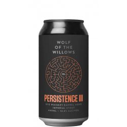 Wolf of the Willows Persistence III BAI Stout 440mL - Wine Sellers Direct