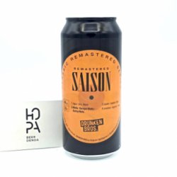 DRUNKEN BROS Remastered Saison Lata 44cl - Hopa Beer Denda