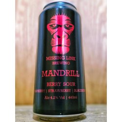 Missing Link Brewing Mandrill Berry Gose