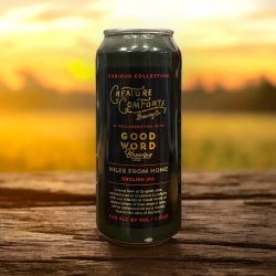 CREATURE COMFORT WGOOD WORD MILES FROM HOME ENGLISH IPA LATA 473 ML. - Hidden Beers