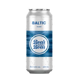 Alus Bear & Boar BALTIC PILSNER (0,44 l skard.) - Gero Alaus Parduotuvė