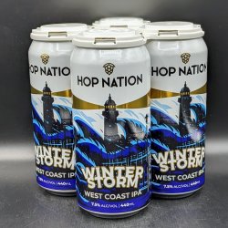 Hop Nation Winter Storm West Coast IPA Can 4pk - Saccharomyces Beer Cafe