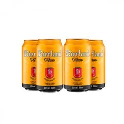 Pack 4 s Bierland Pilsen lata 350ml - CervejaBox