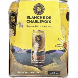 Microbrasserie Charlevoix Blanche de Charlevoix 4 pack - Ma Soif