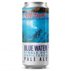 Mcleod's Blue Water Single Hop Unfiltered Pale Ale 440mL - The Hamilton Beer & Wine Co