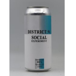 District 96 Beer Factory - Social Experiment - DeBierliefhebber