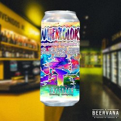 Skygazer. Watercolors Psychedelic Daydream 2 - Beervana