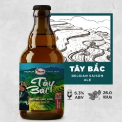 Tây Bắc 6.3%  Thùng 24 Chai 330ml - BIA NHẬP ĐÀ NẴNG