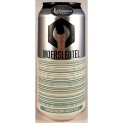 Moersleutel Craft Brewery Barcode: Turquoise Off-White