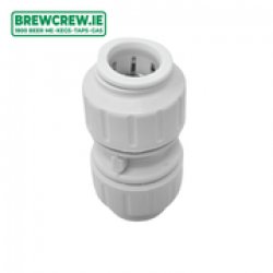 JG PEM0410W - Equal Straight Connector - 10mm Push Fit to 10mm Push Fit - The Brew Crew