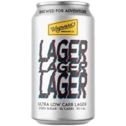 Wayward Brewing Company Lager Lager Lager ULra Low Carb 375ml - BoozeBud