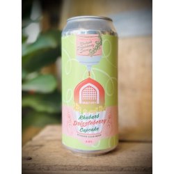 Vault City Brewing Rhubarb Drizzleberry Cupcake