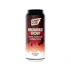 Funky Fluid  - 18°Breakfast Stout: Coffee, Chocolate & Vanilla 500ml can 7,8% alc. - Beer Butik