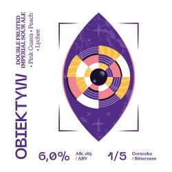 Cztery Ściany  Obiektyw  Double Fruited Imperial Sour Ale - Browarium