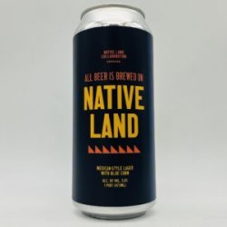 Talking Cedar Native Land Blue Corn Mexican Lager Can - Bottleworks