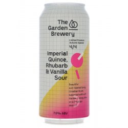The Garden Brewery Imperial Quince, Rhubarb & Vanilla Sour