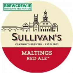 Sullivans - Red Ale - 4.0% ABV, 30l Keg (53 Pints) - The Brew Crew