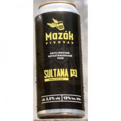 Mazák  Sultana Single Hop 13  0,5l c - Pivo a tak