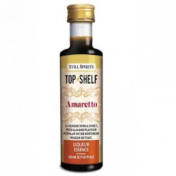 Aromatizante still spirits  Top Shelf Amaretto 50 ml - El Secreto de la Cerveza