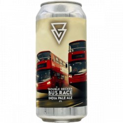 Azvex  Double Decker Bus Race - Rebel Beer Cans