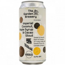 The Garden Brewery  Imperial Coconut, Maple Syrup & Cacao Stout - Rebel Beer Cans