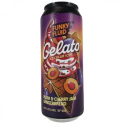 Funky Fluid  Gelato: Plum & Cherry Jam Gingerbread 50cl - Beermacia