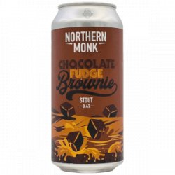 Northern Monk  CHOCOLATE FUDGE BROWNIE  STOUT - Rebel Beer Cans